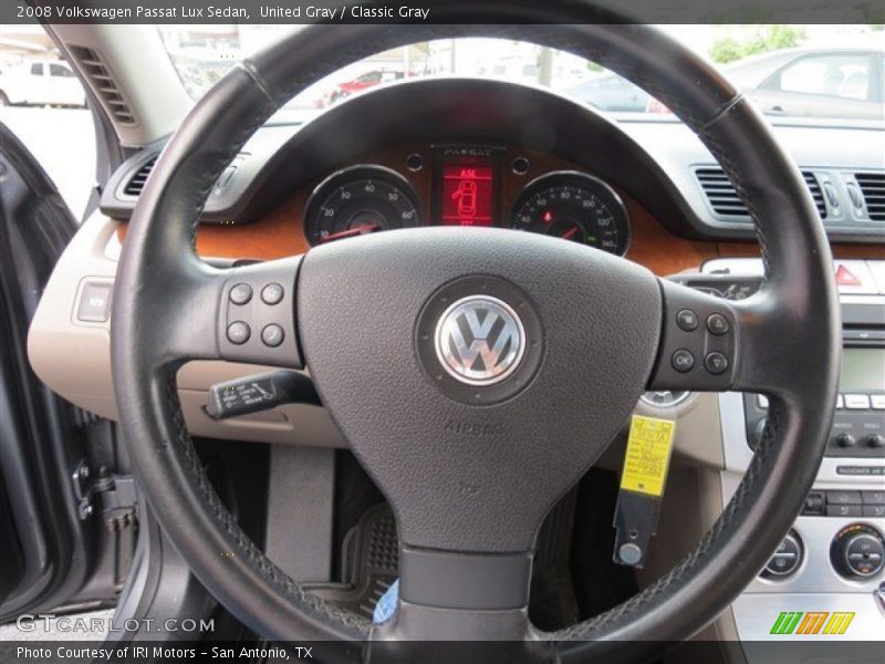 United Gray / Classic Gray 2008 Volkswagen Passat Lux Sedan