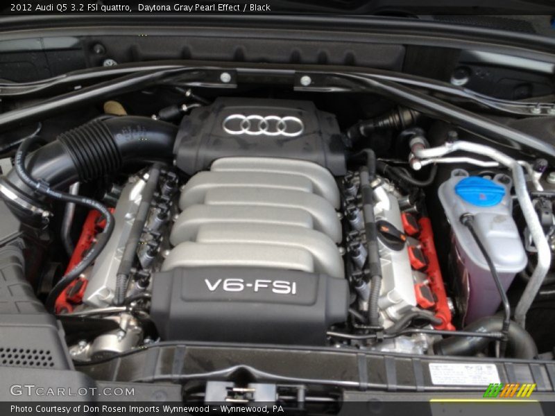 Daytona Gray Pearl Effect / Black 2012 Audi Q5 3.2 FSI quattro