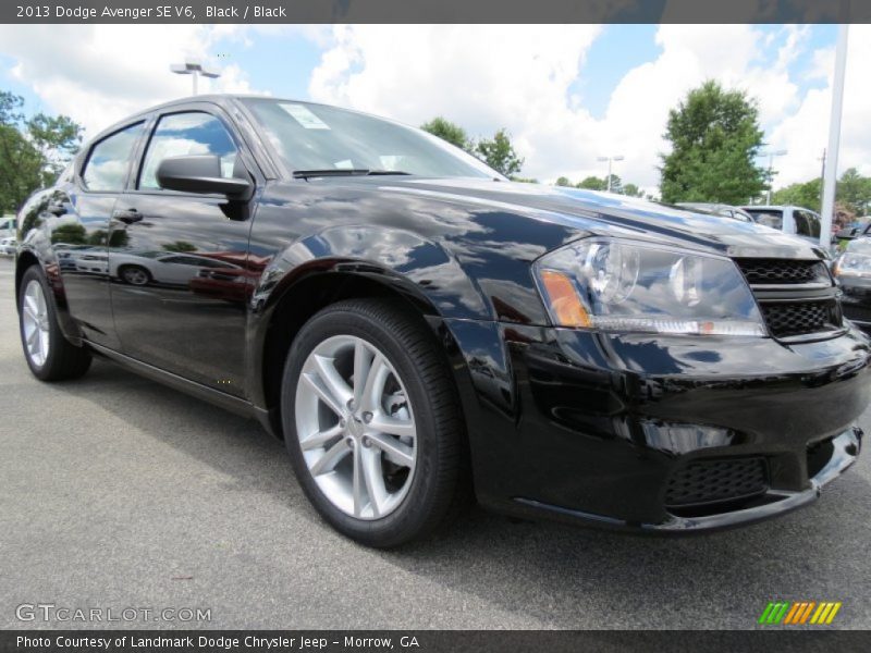 Black / Black 2013 Dodge Avenger SE V6