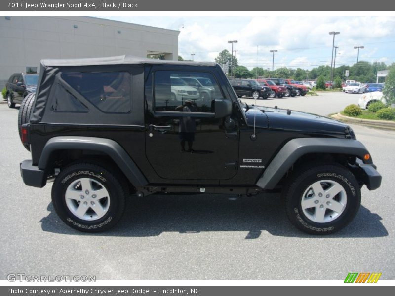 Black / Black 2013 Jeep Wrangler Sport 4x4