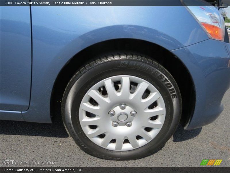 Pacific Blue Metallic / Dark Charcoal 2008 Toyota Yaris S Sedan