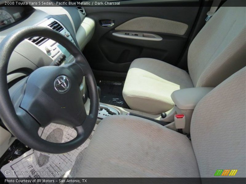 Pacific Blue Metallic / Dark Charcoal 2008 Toyota Yaris S Sedan