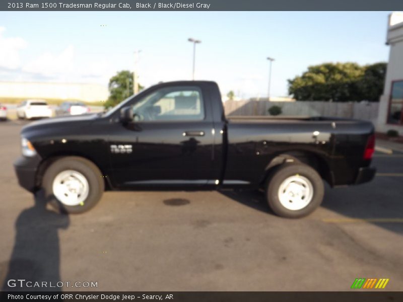 Black / Black/Diesel Gray 2013 Ram 1500 Tradesman Regular Cab