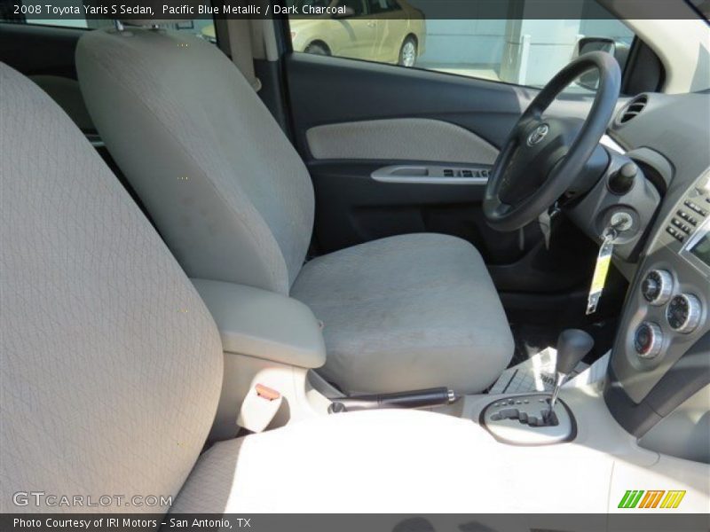 Pacific Blue Metallic / Dark Charcoal 2008 Toyota Yaris S Sedan