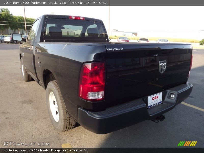 Black / Black/Diesel Gray 2013 Ram 1500 Tradesman Regular Cab