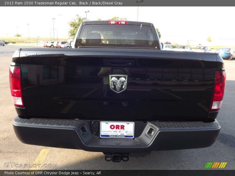 Black / Black/Diesel Gray 2013 Ram 1500 Tradesman Regular Cab