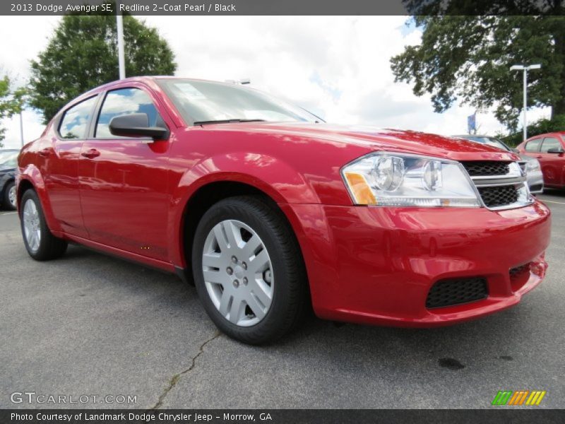 Redline 2-Coat Pearl / Black 2013 Dodge Avenger SE