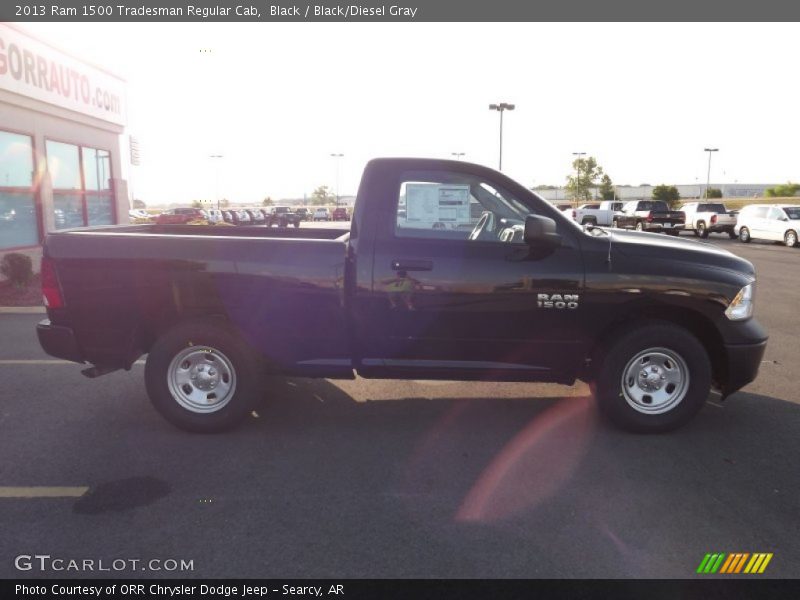 Black / Black/Diesel Gray 2013 Ram 1500 Tradesman Regular Cab