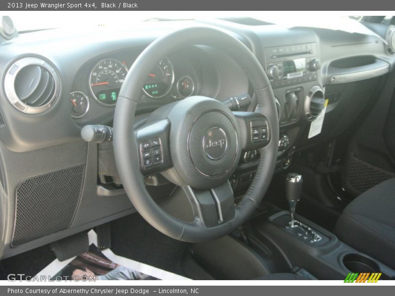 Black / Black 2013 Jeep Wrangler Sport 4x4