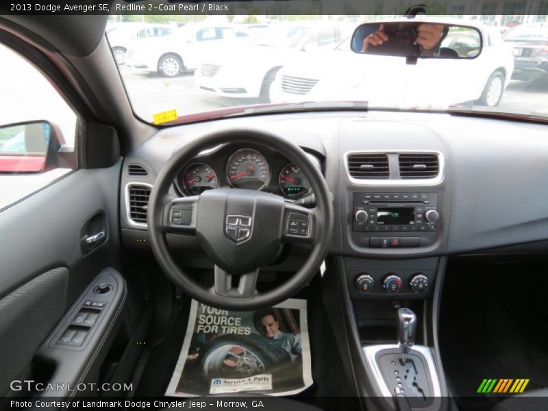 Redline 2-Coat Pearl / Black 2013 Dodge Avenger SE