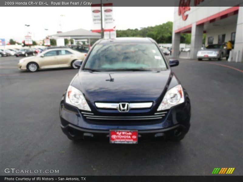 Royal Blue Pearl / Gray 2009 Honda CR-V EX-L