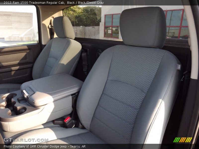 Black / Black/Diesel Gray 2013 Ram 1500 Tradesman Regular Cab