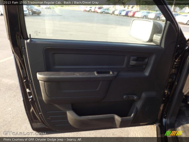 Black / Black/Diesel Gray 2013 Ram 1500 Tradesman Regular Cab
