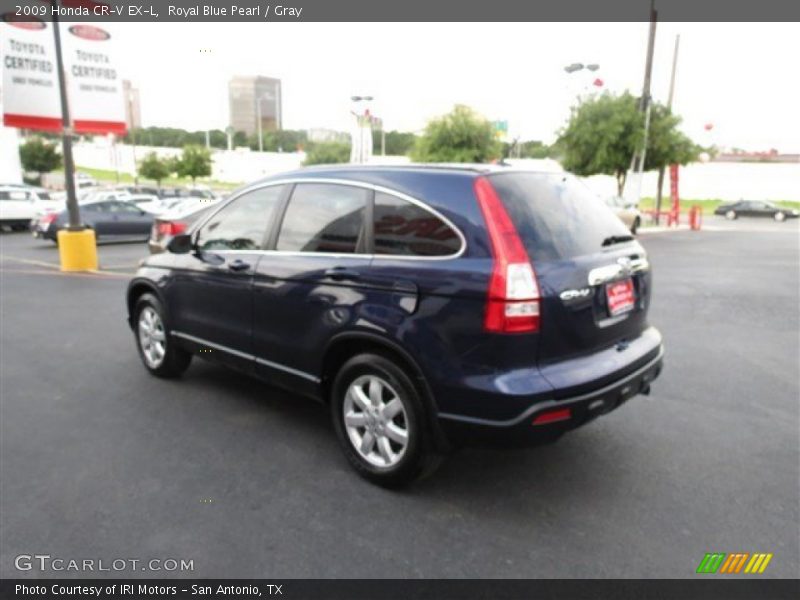 Royal Blue Pearl / Gray 2009 Honda CR-V EX-L