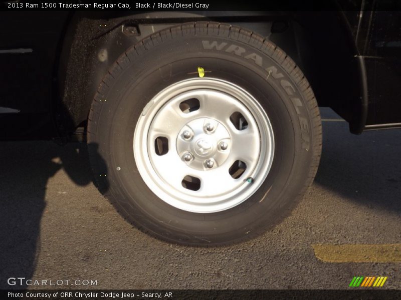 Black / Black/Diesel Gray 2013 Ram 1500 Tradesman Regular Cab