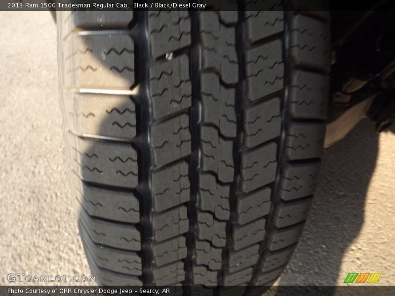 Black / Black/Diesel Gray 2013 Ram 1500 Tradesman Regular Cab