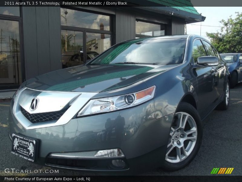 Polished Metal Metallic / Ebony Black 2011 Acura TL 3.5 Technology