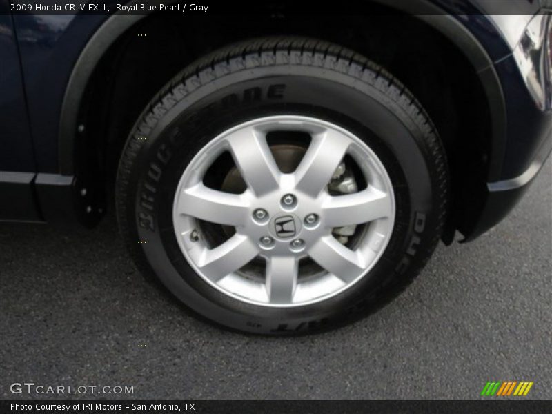 Royal Blue Pearl / Gray 2009 Honda CR-V EX-L
