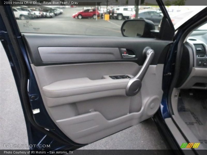 Royal Blue Pearl / Gray 2009 Honda CR-V EX-L