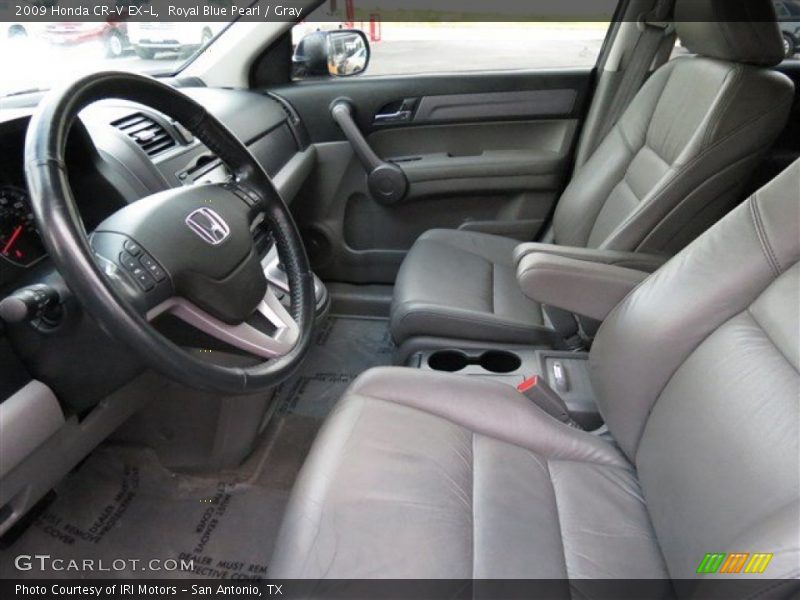 Royal Blue Pearl / Gray 2009 Honda CR-V EX-L