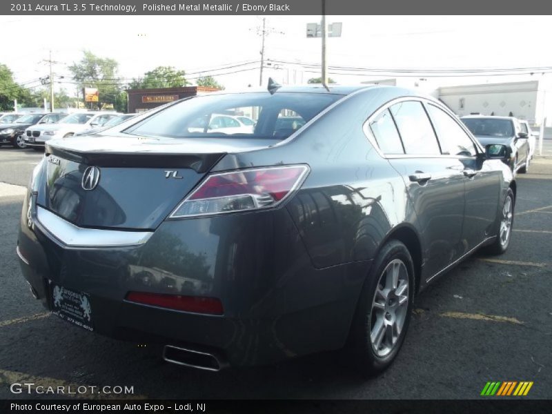 Polished Metal Metallic / Ebony Black 2011 Acura TL 3.5 Technology