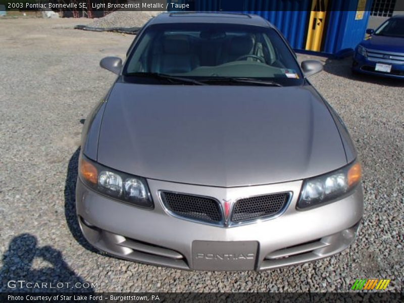 Light Bronzemist Metallic / Taupe 2003 Pontiac Bonneville SE