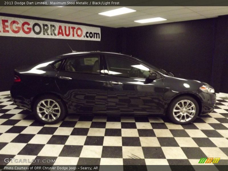 Maximum Steel Metallic / Black/Light Frost 2013 Dodge Dart Limited
