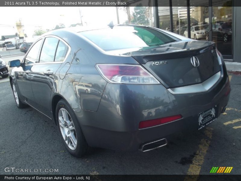 Polished Metal Metallic / Ebony Black 2011 Acura TL 3.5 Technology