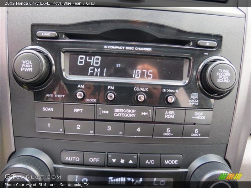 Royal Blue Pearl / Gray 2009 Honda CR-V EX-L