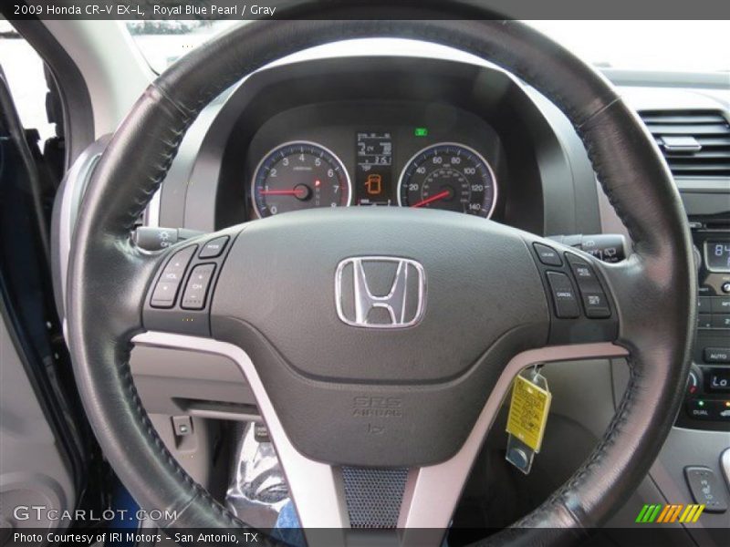 Royal Blue Pearl / Gray 2009 Honda CR-V EX-L