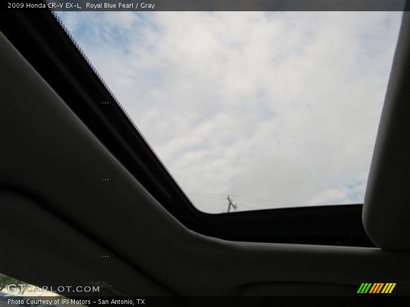 Royal Blue Pearl / Gray 2009 Honda CR-V EX-L
