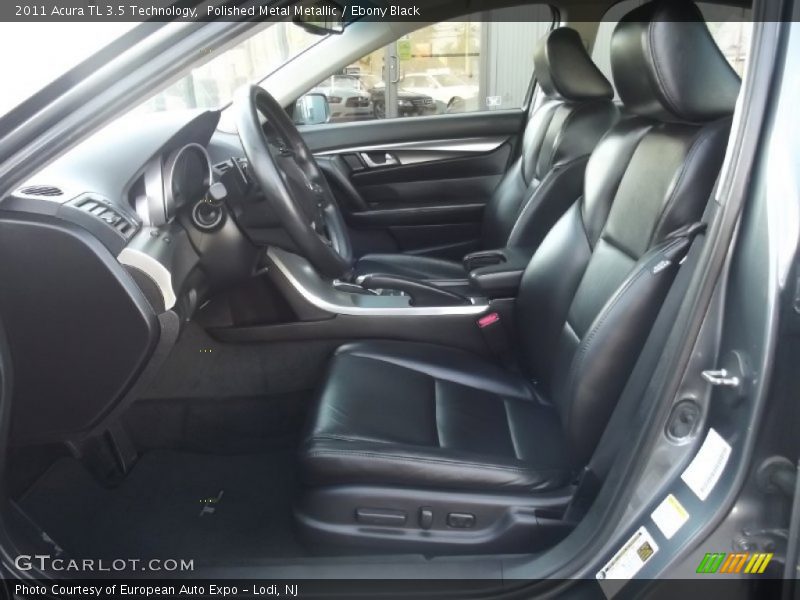 Polished Metal Metallic / Ebony Black 2011 Acura TL 3.5 Technology