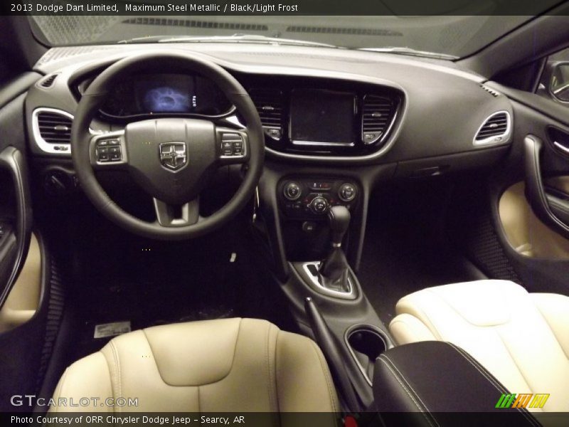 Maximum Steel Metallic / Black/Light Frost 2013 Dodge Dart Limited
