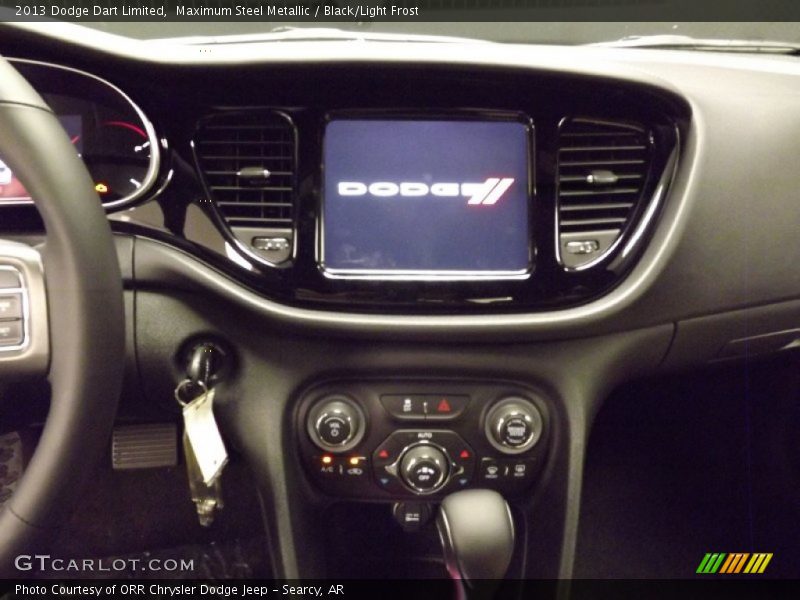 Maximum Steel Metallic / Black/Light Frost 2013 Dodge Dart Limited