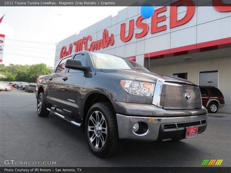 Magnetic Gray Metallic / Graphite 2012 Toyota Tundra CrewMax
