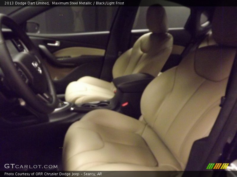 Maximum Steel Metallic / Black/Light Frost 2013 Dodge Dart Limited