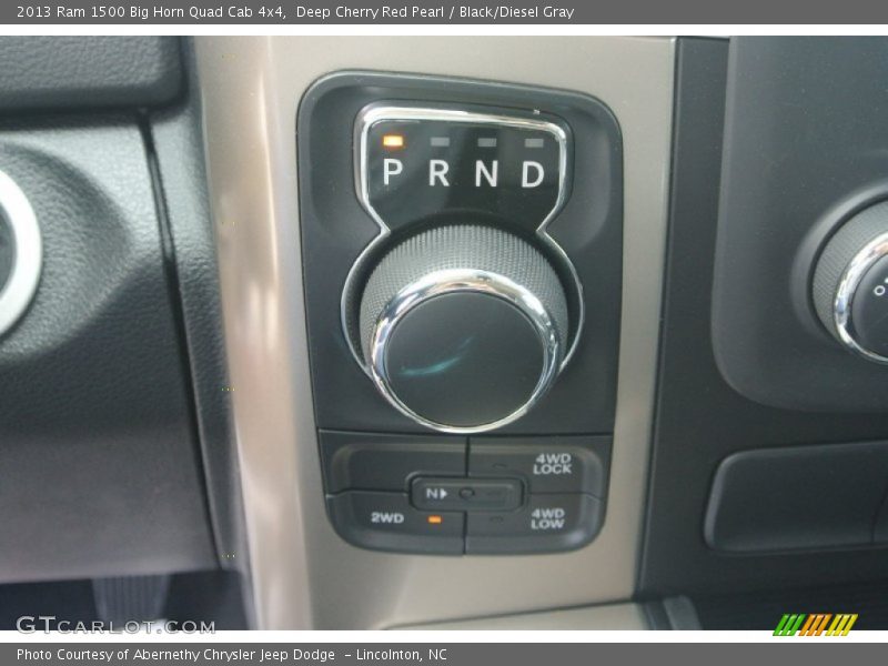 Deep Cherry Red Pearl / Black/Diesel Gray 2013 Ram 1500 Big Horn Quad Cab 4x4