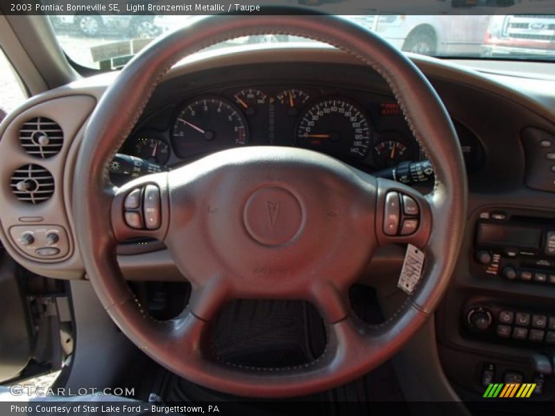Light Bronzemist Metallic / Taupe 2003 Pontiac Bonneville SE