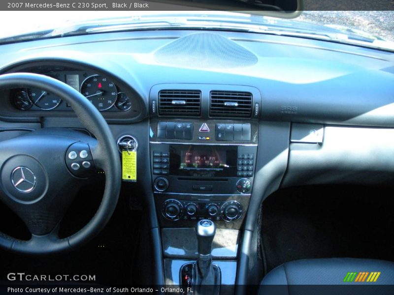 Black / Black 2007 Mercedes-Benz C 230 Sport