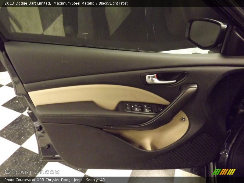 Maximum Steel Metallic / Black/Light Frost 2013 Dodge Dart Limited