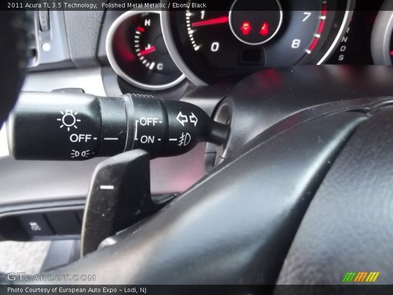 Polished Metal Metallic / Ebony Black 2011 Acura TL 3.5 Technology