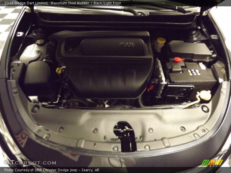 Maximum Steel Metallic / Black/Light Frost 2013 Dodge Dart Limited