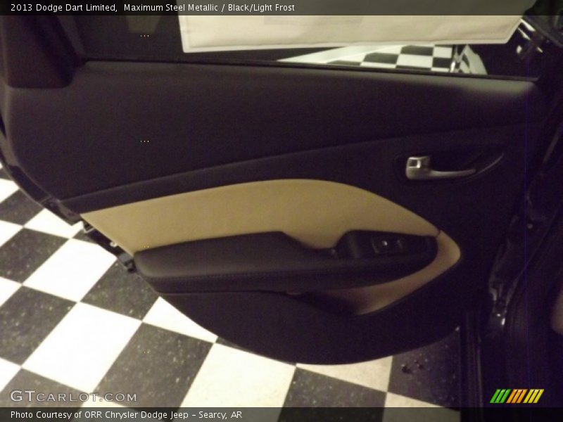 Maximum Steel Metallic / Black/Light Frost 2013 Dodge Dart Limited
