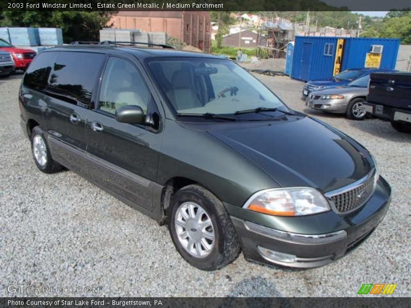 Estate Green Metallic / Medium Parchment 2003 Ford Windstar Limited