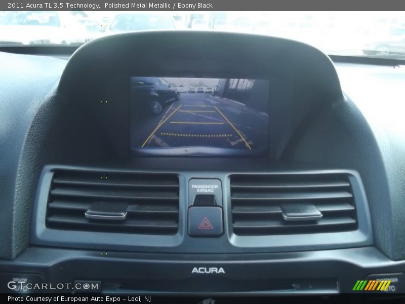 Polished Metal Metallic / Ebony Black 2011 Acura TL 3.5 Technology