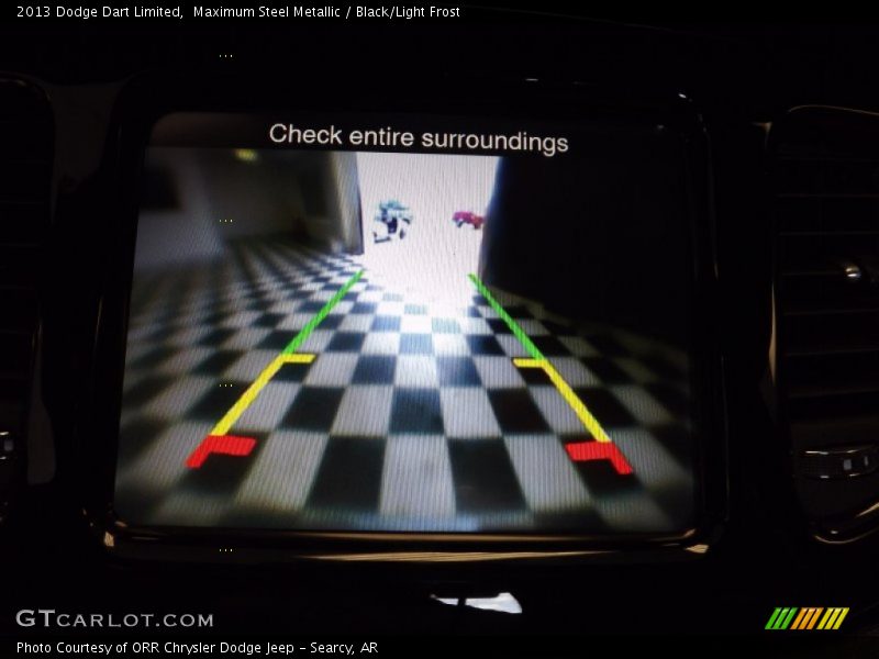 Maximum Steel Metallic / Black/Light Frost 2013 Dodge Dart Limited