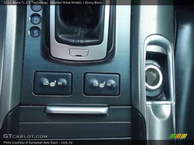 Polished Metal Metallic / Ebony Black 2011 Acura TL 3.5 Technology
