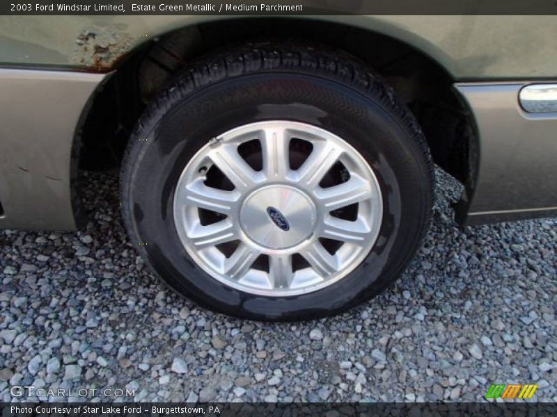 Estate Green Metallic / Medium Parchment 2003 Ford Windstar Limited