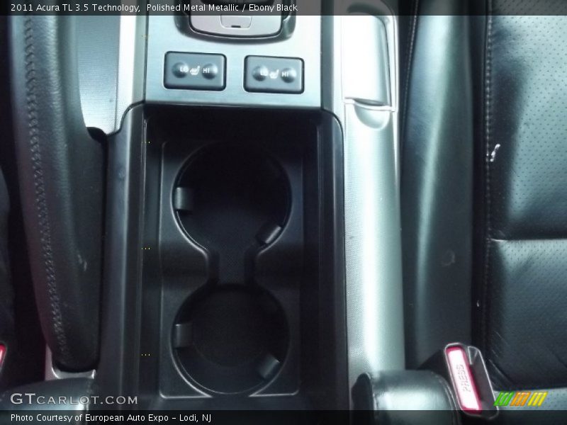 Polished Metal Metallic / Ebony Black 2011 Acura TL 3.5 Technology