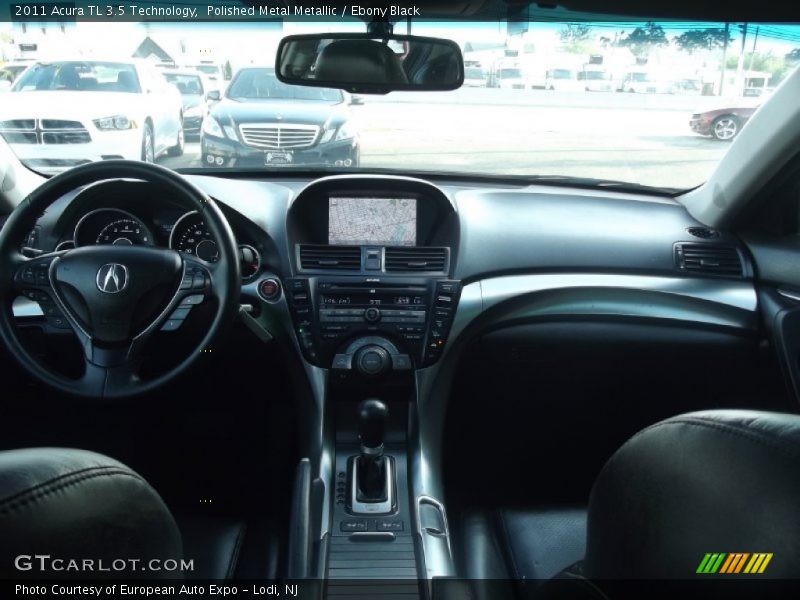 Polished Metal Metallic / Ebony Black 2011 Acura TL 3.5 Technology